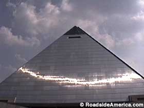The Pyramid in Memphis.