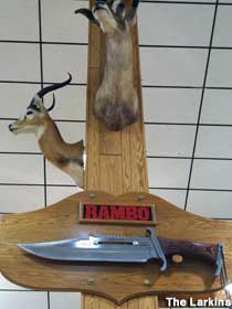 Rambo's knife.