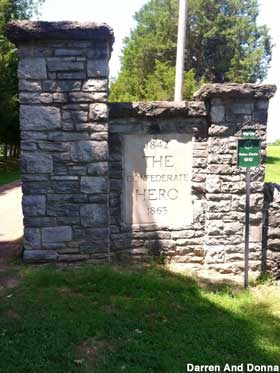 The Confederate Hero Gate.