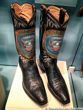 LBJ's presidential boots.