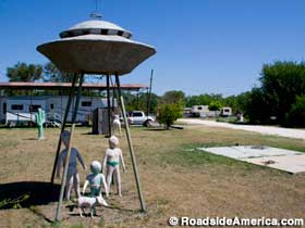 UFO sculpture, Canadian, Texas.