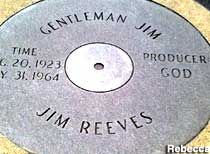 Grave of Jim Reeves.