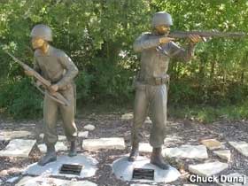 Bronze soldiers.