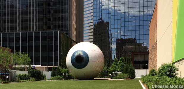 Giant eyeball.