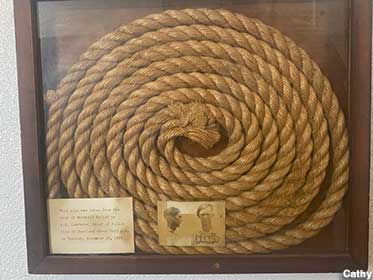 Lynching rope from the Santa Claus Killer.