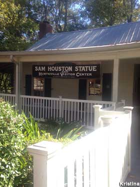 Sam Houston Statue Huntsville Visitor Center.