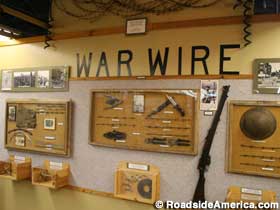 War Wire exhibit.