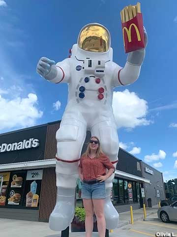Astronaut with Fries.