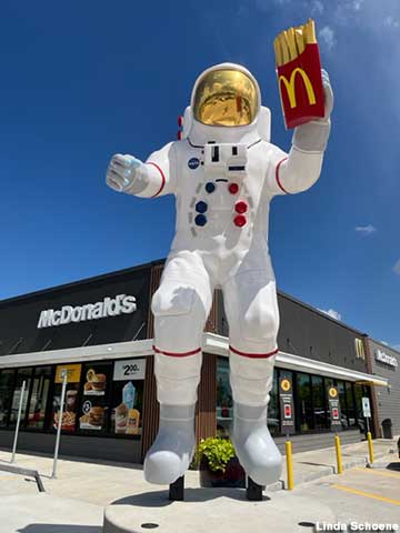 Astronaut with Fries.