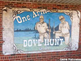 Mural for One Arm Dove Hunt.