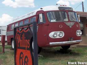 Bob Wills and the Texas Playboys tour bus.