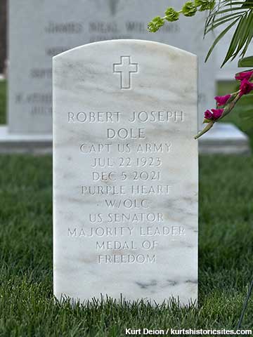 Bob Dole's Grave.