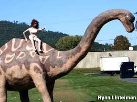 Raquel Welch and Dinosaur.