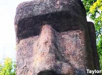 Easter Island head.