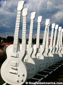 Big fiberglass guitars