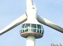 Wind Turbine With Viewing Pod