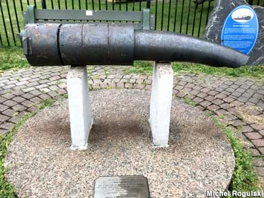 Melted cannon.