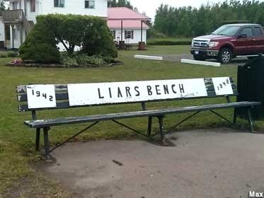 Liars Bench.