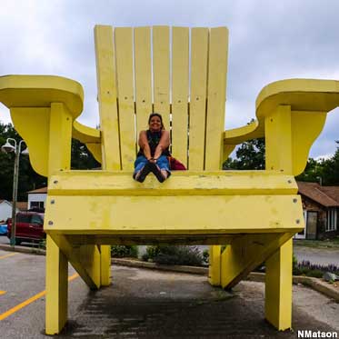 World's Largest Muskoka Chair.