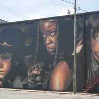 Walking Dead Mural