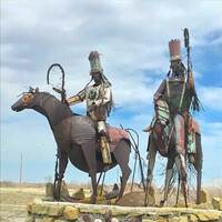 Blackfeet Warriors Sculpture