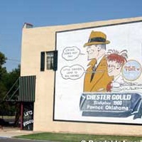 World's Largest Dick Tracy Mural