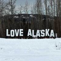 LOVE ALASKA Sign