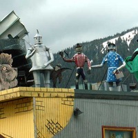 Wizard of Oz Metal Statues