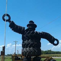 Giant Tire Man