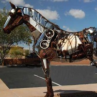 Horse Junk Sculpture