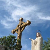 75-Foot-Tall Celtic Cross and 31-Foot-Tall Virgin Mary