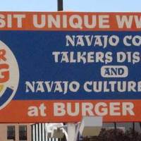 Navajo Code Talkers Exhibit at Burger King