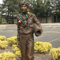 Amelia Earhart Statue