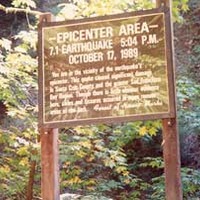 1989 Earthquake Epicenter Area