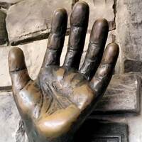 High Five Bronze Hand