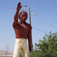 Muffler Man: Indian Warrior