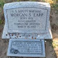 Grave of O.K. Corral's Morgan Earp