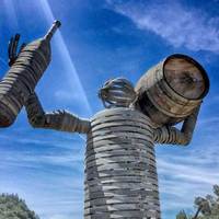 Barrel Man and Sculpture Trail