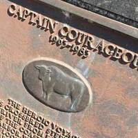 Memorial To Captain Courageous - Hero Floating Bull