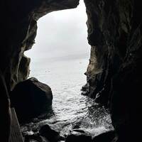 Gift Shop Built Over a Sea Cave