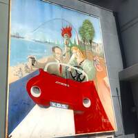 Patriotic Driving School Mural