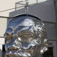 Giant Chrome Lenin Head