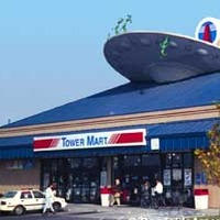Crashed UFO at Power Mart
