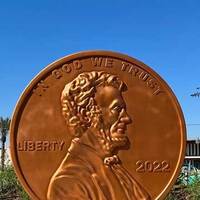 Giant Lincoln Penny