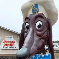 Doggie Diner Dog Head