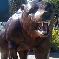 Talking Bear Statue