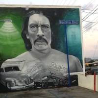 Mural of Danny Trejo's Face