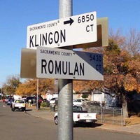 Corner of Klingon and Romulan