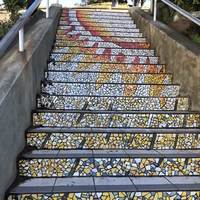 Mosaic Tile Steps of 16th Avenue