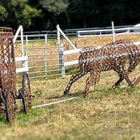 Sculptures Made of Horseshoes